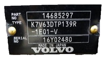 Kawasaki Hydraulic pumps for VOLVO EC140C